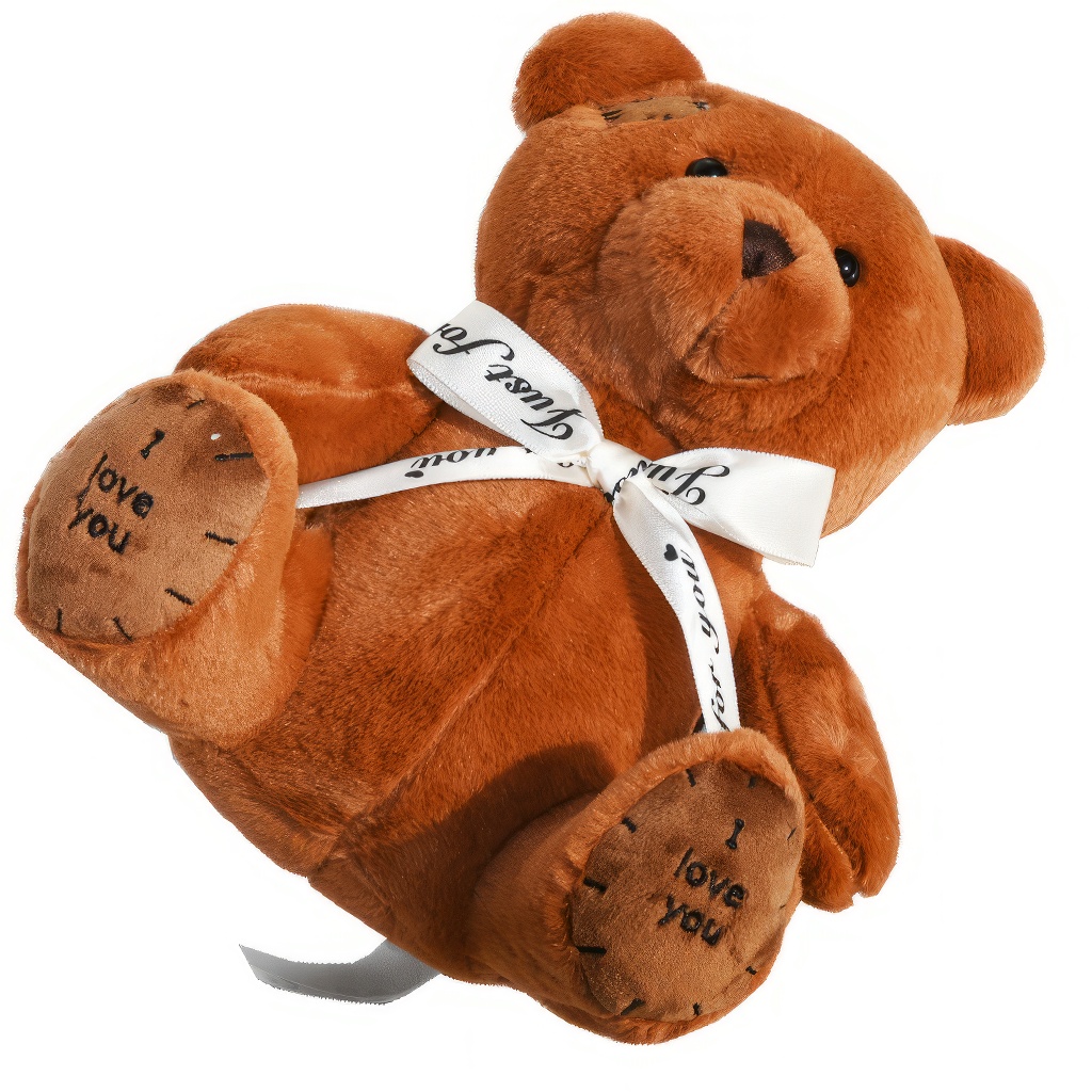 Teddybär dunkelbraun - 25 cm
