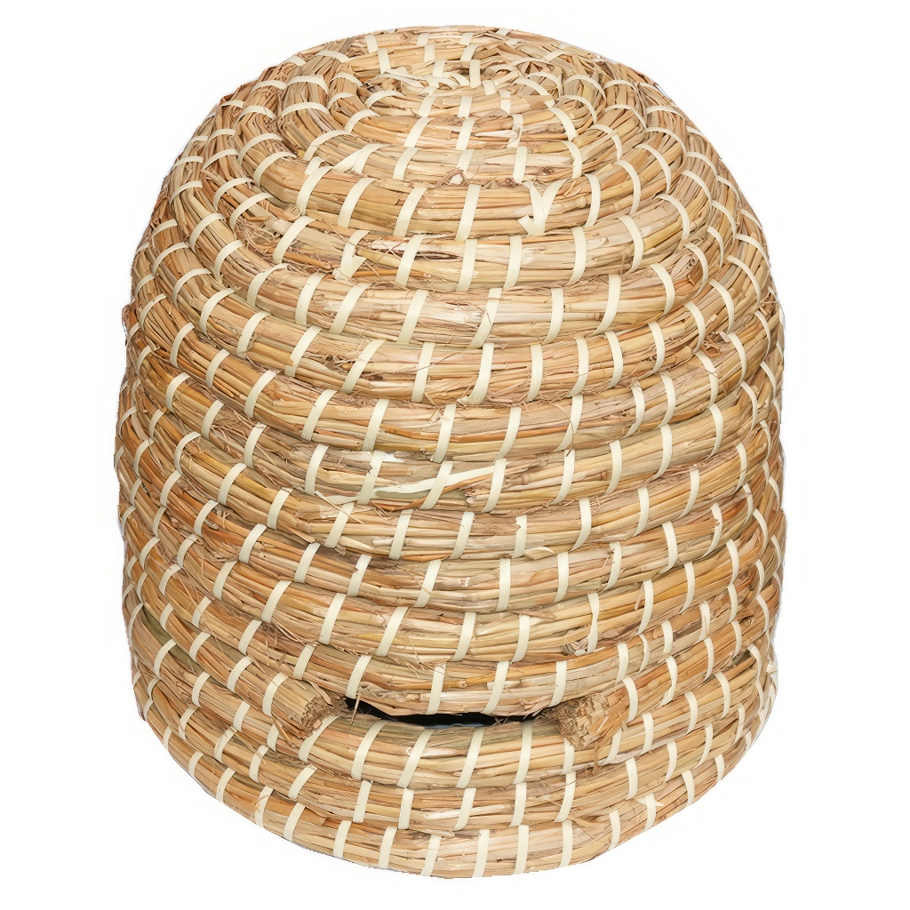 Strohbienenstock 30x30 cm