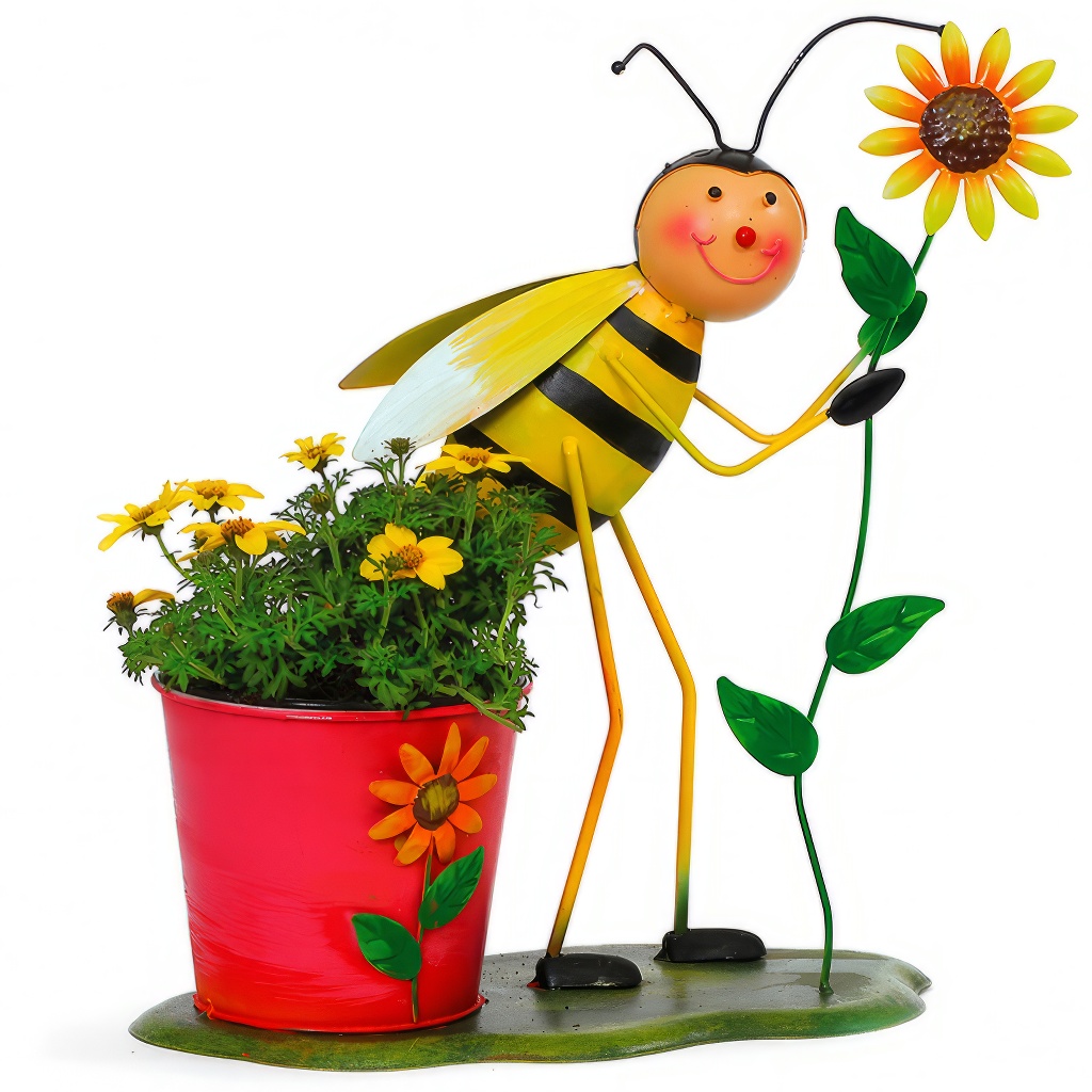 Bieno Casa Blumentopf mit Sonnenblume