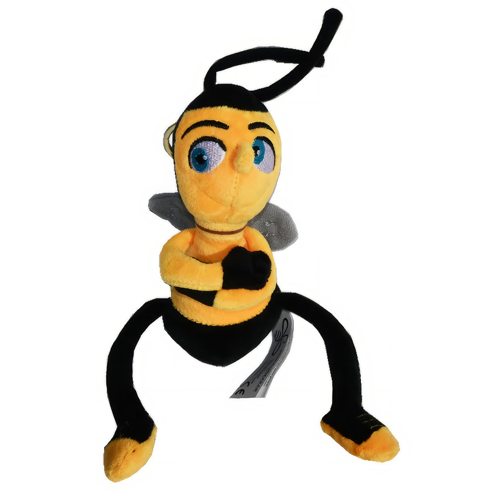 Plüschbiene „Bob“ mit Schlüsselanhänger – 24 cm