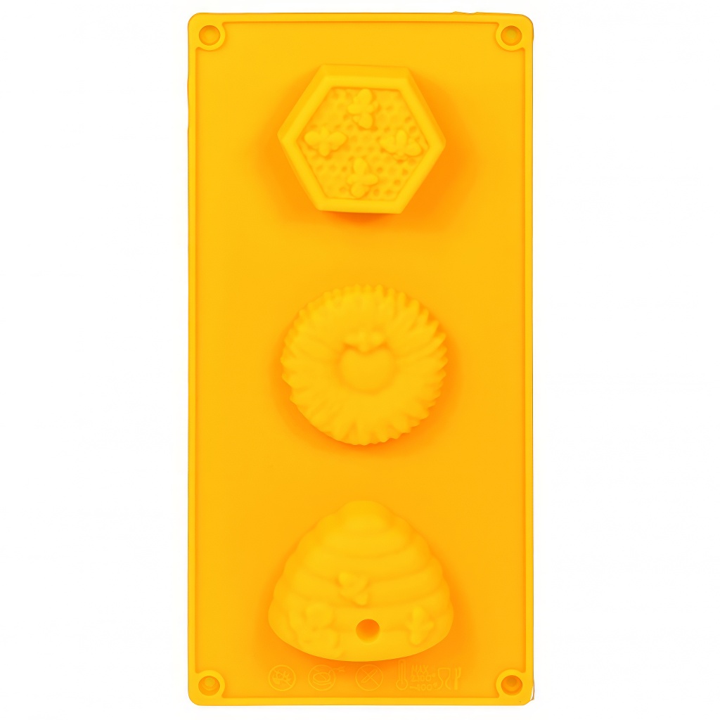 Silikonform mit Bienenmotiven