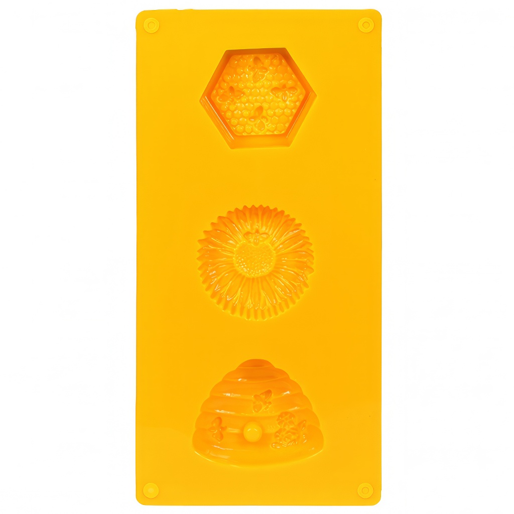 Silikonform mit Bienenmotiven