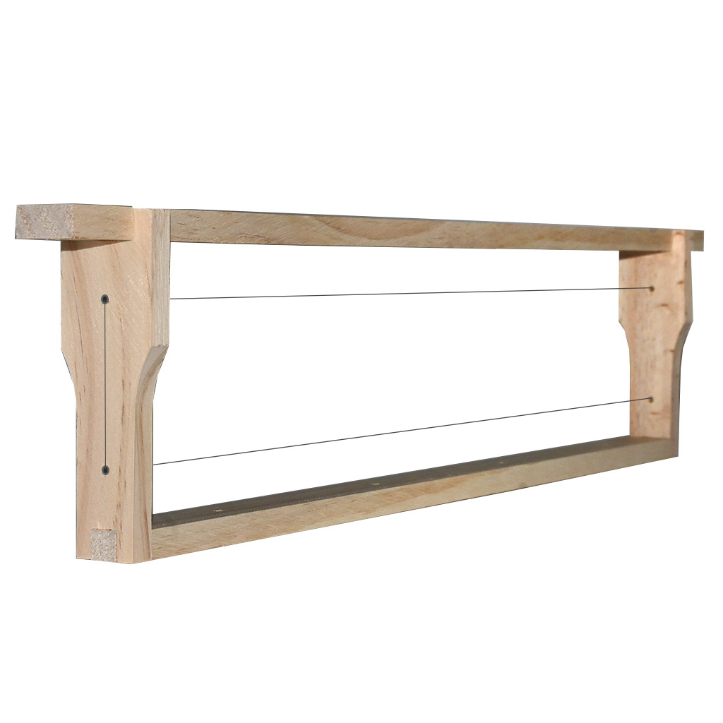 Rähmchen gedrahtet Zander 110 mm, Hoffmann-Seiten