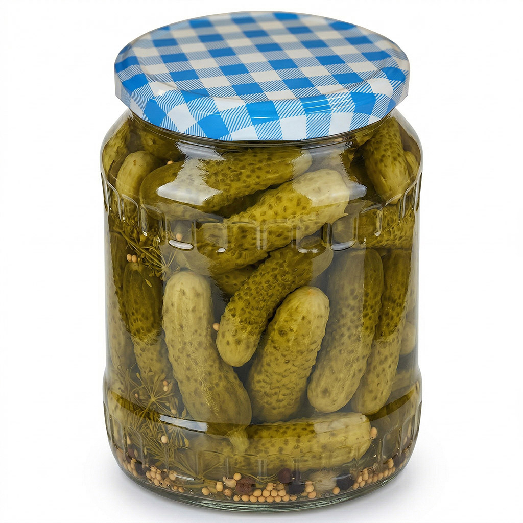 Twist Off 82er TO Deckel - Blau kariert