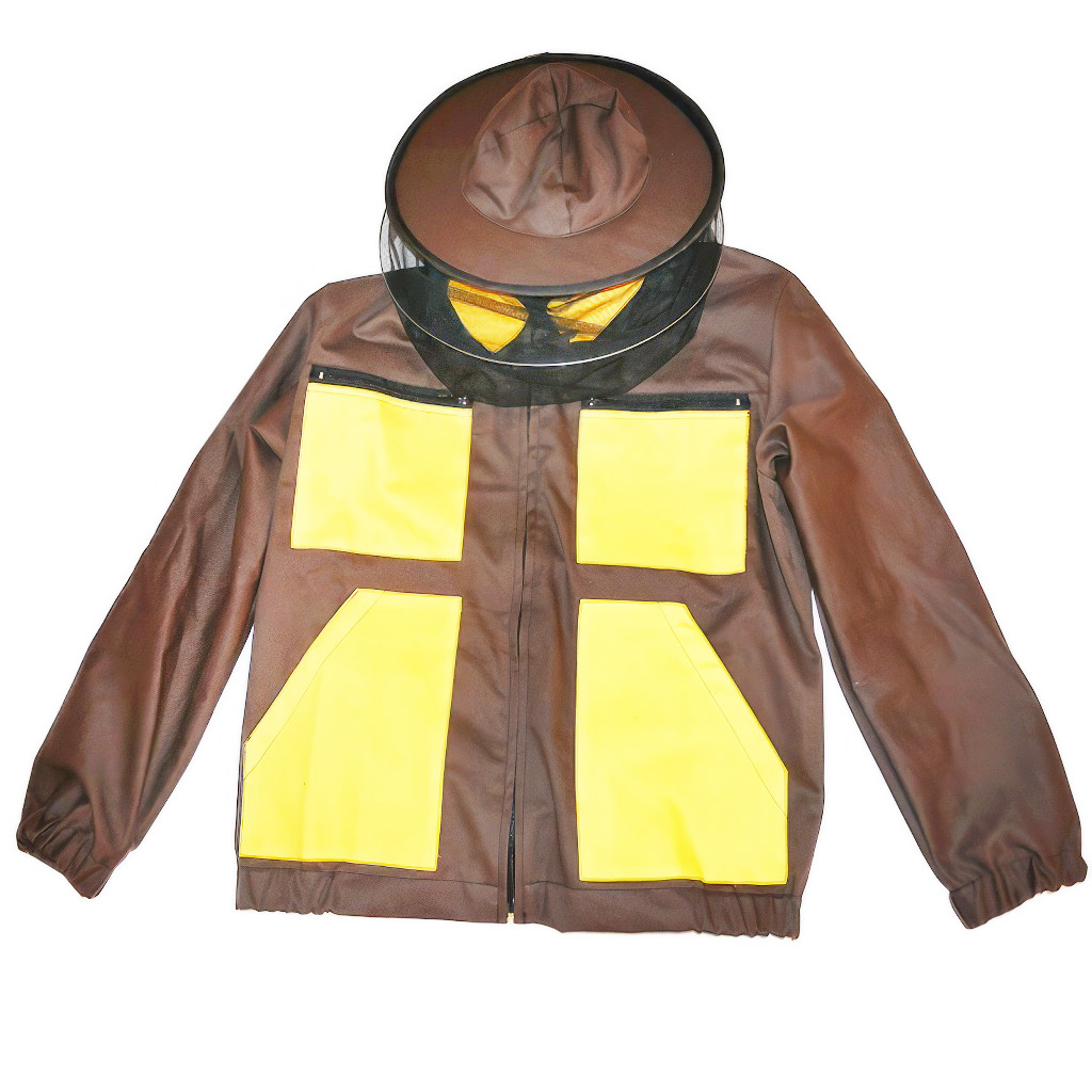 Imkerjacke mit Reißverschluss Braun - S-XXXL