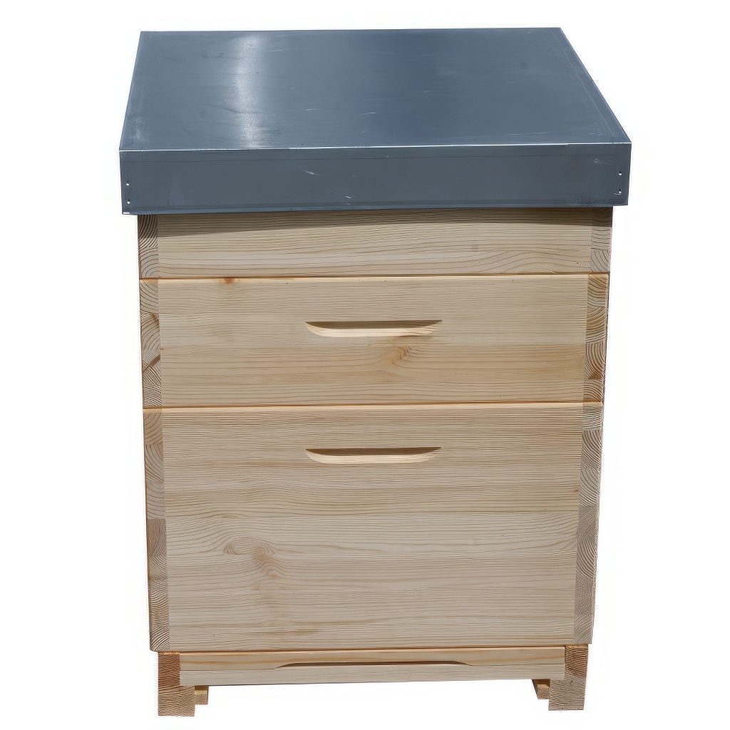 Dadant US-Holzbienenstock für 12 Rahmen - 1x 285 + 2x 141