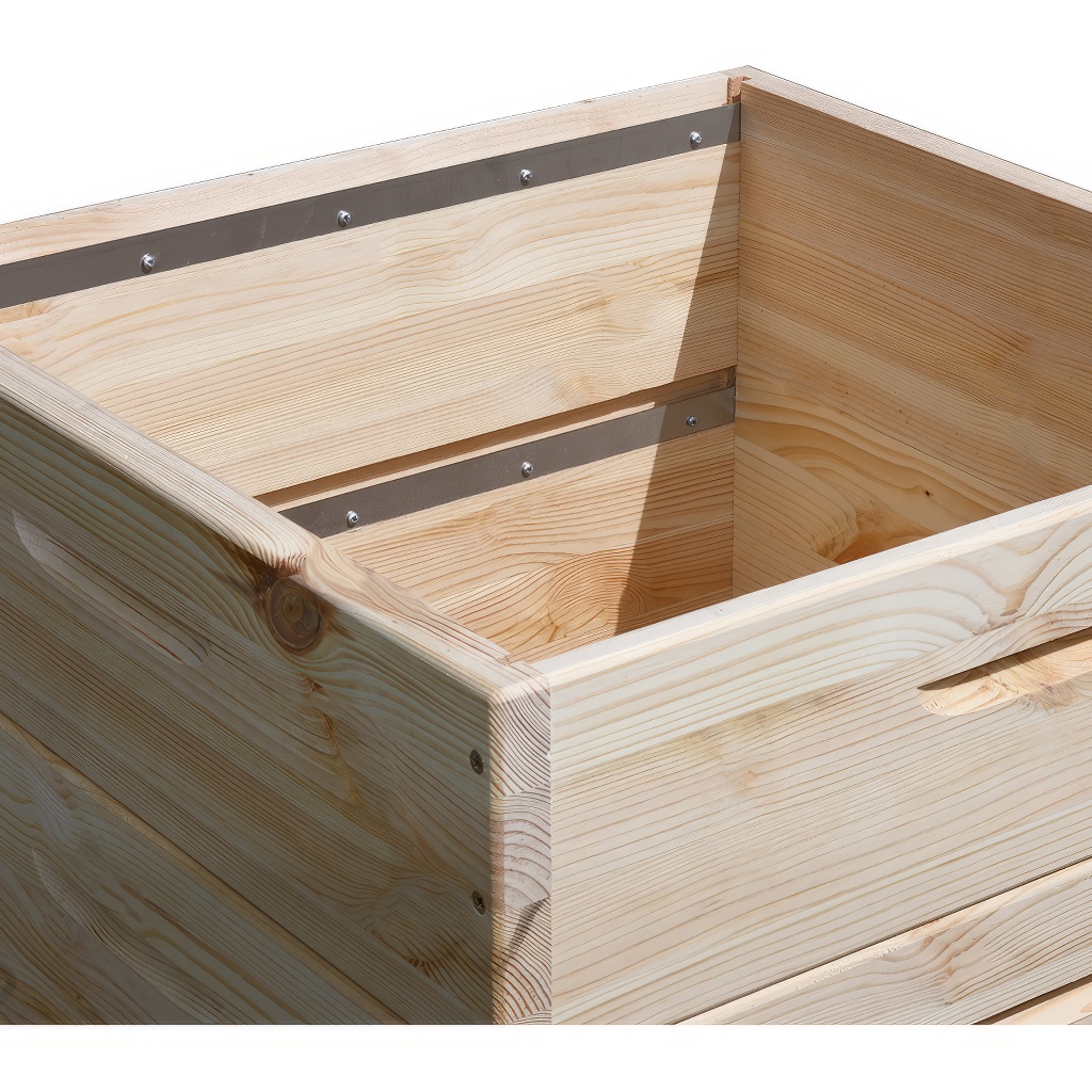 Dadant US-Holzbienenstock für 12 Rahmen - 1x 285 + 3x 141