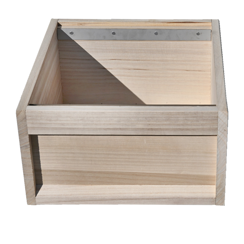 DN-Ganzzarge 230 mm – 10 Rähmchen aus Paulowniaholz – mit Schiene