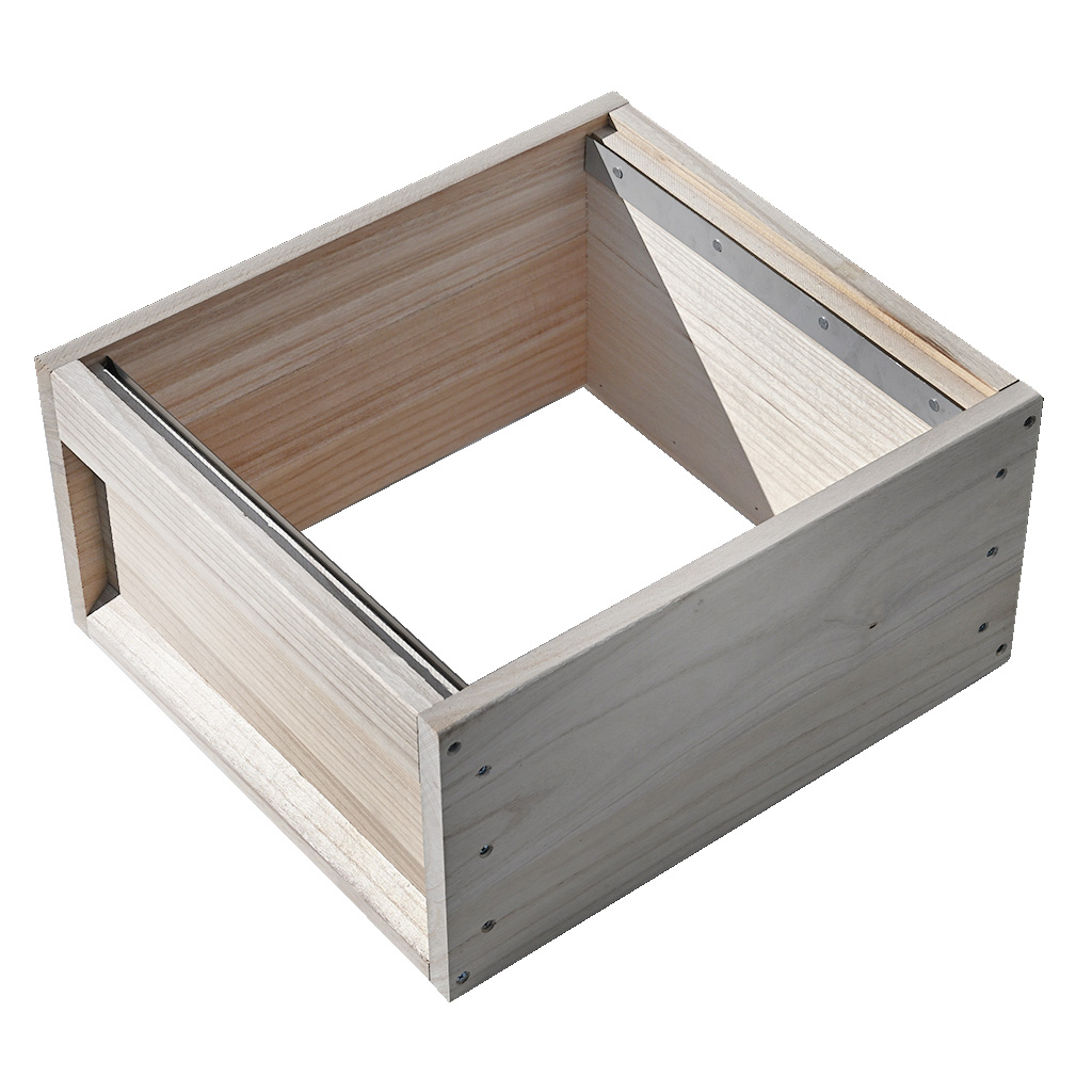 DN-Ganzzarge 230 mm – 10 Rähmchen aus Paulowniaholz – mit Schiene