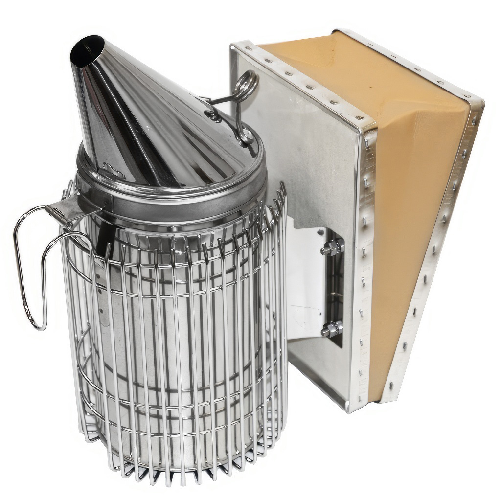 Smoker - groß mit Ultra-Käfig - Edelstahl (max) 28 cm