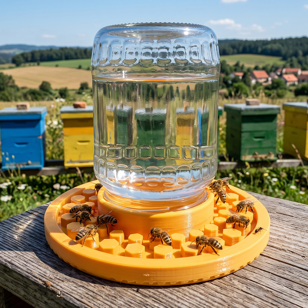 Bienentränke für kleineres Glas Ø 155