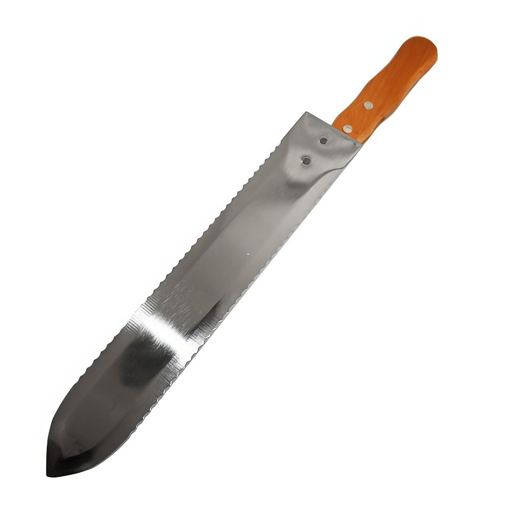 Entdecklungsmesser- gezahnt - Edelstahl - 28 cm