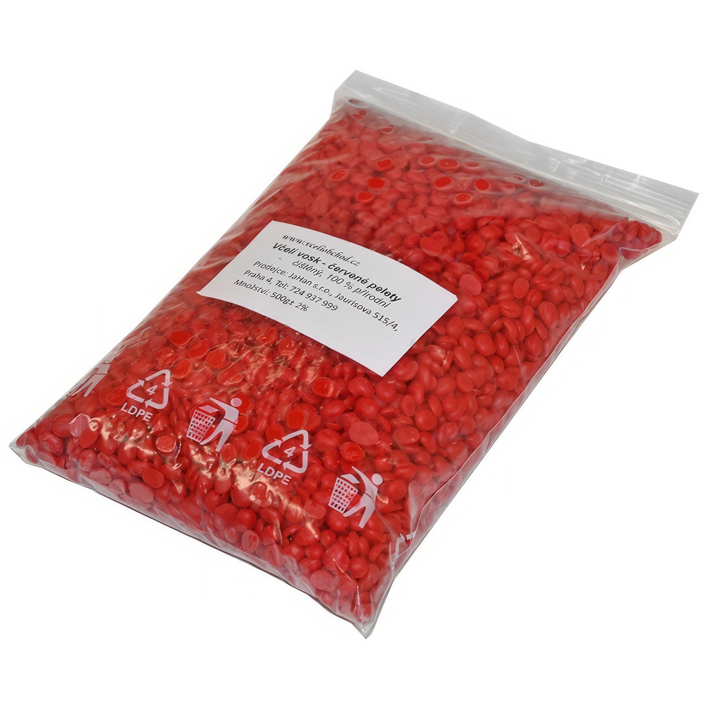 Bienenwachs - rote Pellets - 500 g
