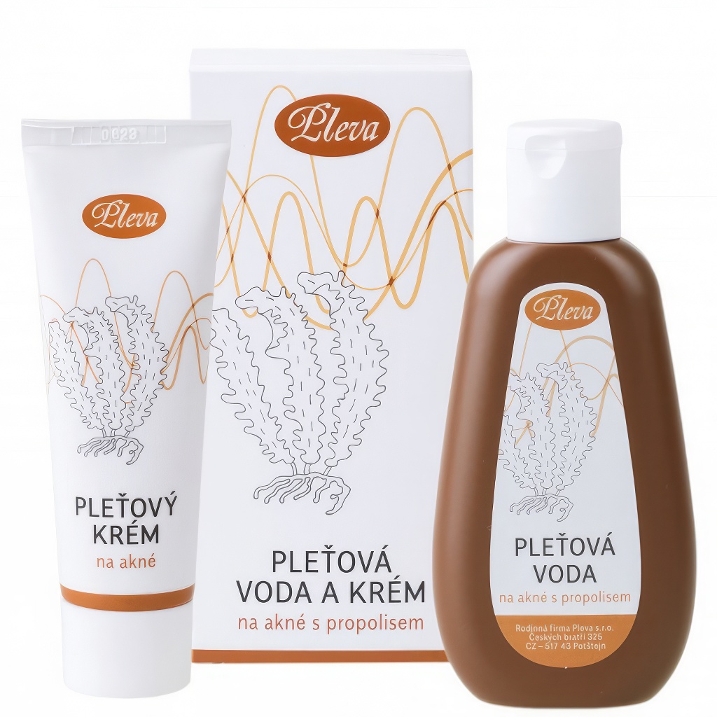 Pleva Hautcreme und Aknewasser 100 + 50 g