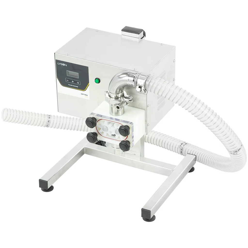 LYSON Abfüllmaschine zum Abfüllen, Umpumpen und cremig Rühren mit Tischplatte - OPTIMA LINE