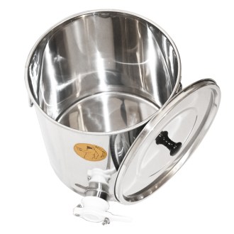 Abfüllkübel 25 kg aus Edelstahl Mellarius