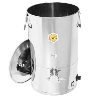 EWG® Schrägboden-Abfüller 35 kg aus Edelstahl mit Heizung