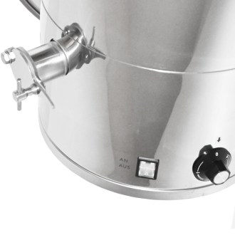 EWG® Schrägboden-Abfüller 35 kg aus Edelstahl mit Heizung