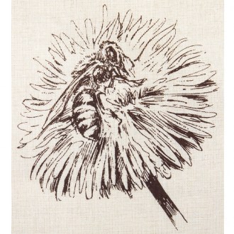 ApiSina Honigglasbeutel natur Blume