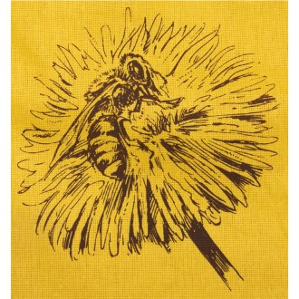 ApiSina Honigglasbeutel natur Blume