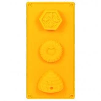 Silikonform mit Bienenmotiven