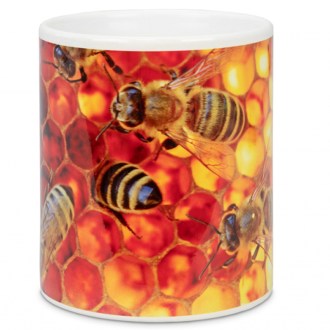 ApiSina Tasse Wabe mit Bienen groß