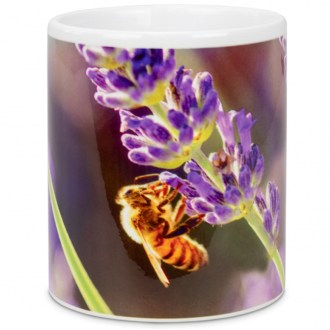 ApiSina Tasse Biene mit Lavendel