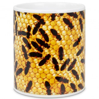 ApiSina Tasse Wabe mit Bienen klein