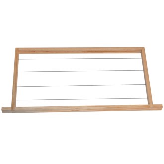 Rähmchen gedrahtet Zander 220 mm, gerade Seiten