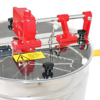 Honigschleuder Mellarius MaxiLine 4 Waben Hand mit großem Griff Dia 45