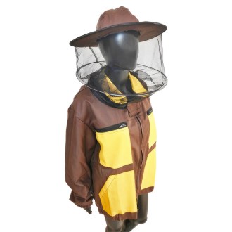 Imkerjacke mit Reißverschluss Braun - S-XXXL