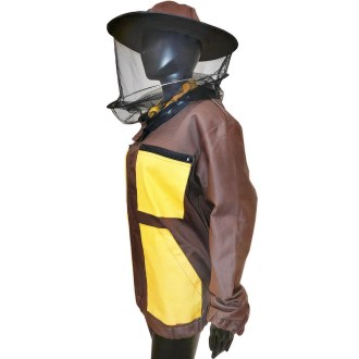 Imkerjacke mit Reißverschluss Braun - S-XXXL