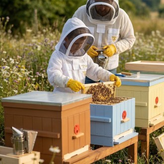 Bienenanzug für Kinder mit Belüftung Elegant Bee - S-XXL