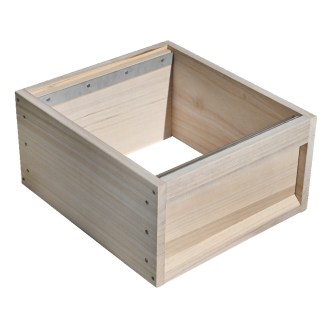 DN-Ganzzarge 230 mm – 10 Rähmchen aus Paulowniaholz – mit Schiene