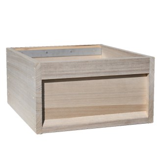 DN-Ganzzarge 230 mm – 10 Rähmchen aus Paulowniaholz – mit Schiene