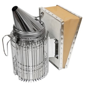 Smoker - groß mit Ultra-Käfig - Edelstahl (max) 28 cm