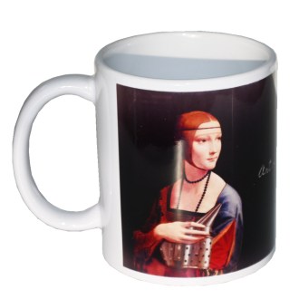 Tasse Dame mit Smoker