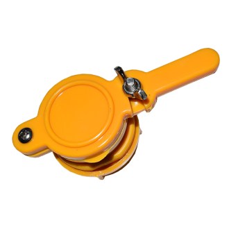 Plastik-Quetschhahn - orange