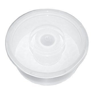 PLASTIK-FUTTERTROG 1,8 LITER RUND