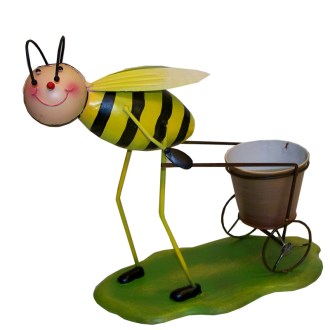 Bieno Casa Blumentopf mit Wagen