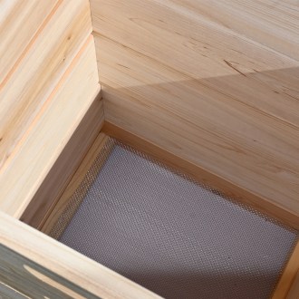Lorenzbeute Langstroth 3 x 2/3 - 159 - 10 R. mit Varroaboden