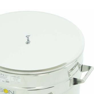 Abfüllbehälter mit Heizmantel 150l.