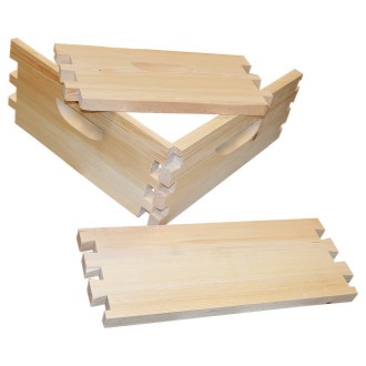 Langstroth Ganzzarge 1/1 - 232 - 10 R. - Schwalbenschwanz zinken - in Teile