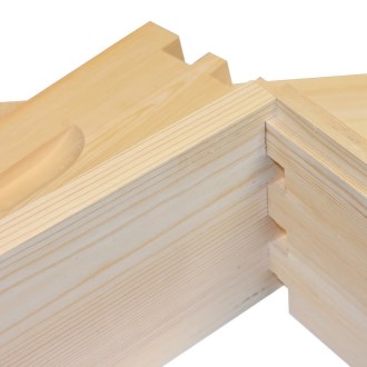 Langstroth Ganzzarge 1/1 - 232 - 10 R. - Schwalbenschwanz zinken - in Teile