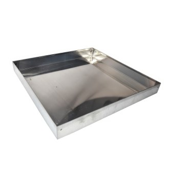 Edelstahldeckel 530x530x70