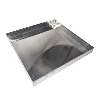 Edelstahldeckel 530x530x70