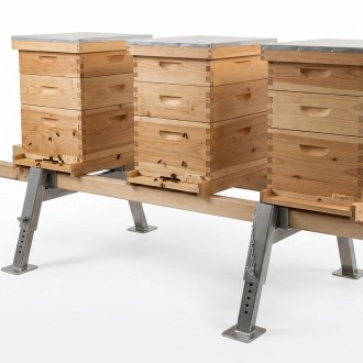 Edelstahlständer für Bienenstöcke 23,5 - 56,5 cm - 1 Stk