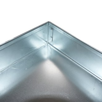 Zinndeckel 530x530x70