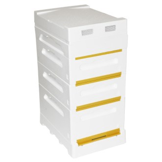 Styropor Bienenstock Langstroth 1x 1/1 (232) 2 x 2/3 (159) - 8 R. 