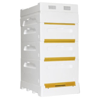 Styropor Bienenstock Langstroth 1x 1/1 (232) 2 x 2/3 (159) - 8 R. 